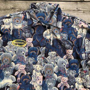 Vintage 1987 Teddy Bear Embroidered Jacket Size 3